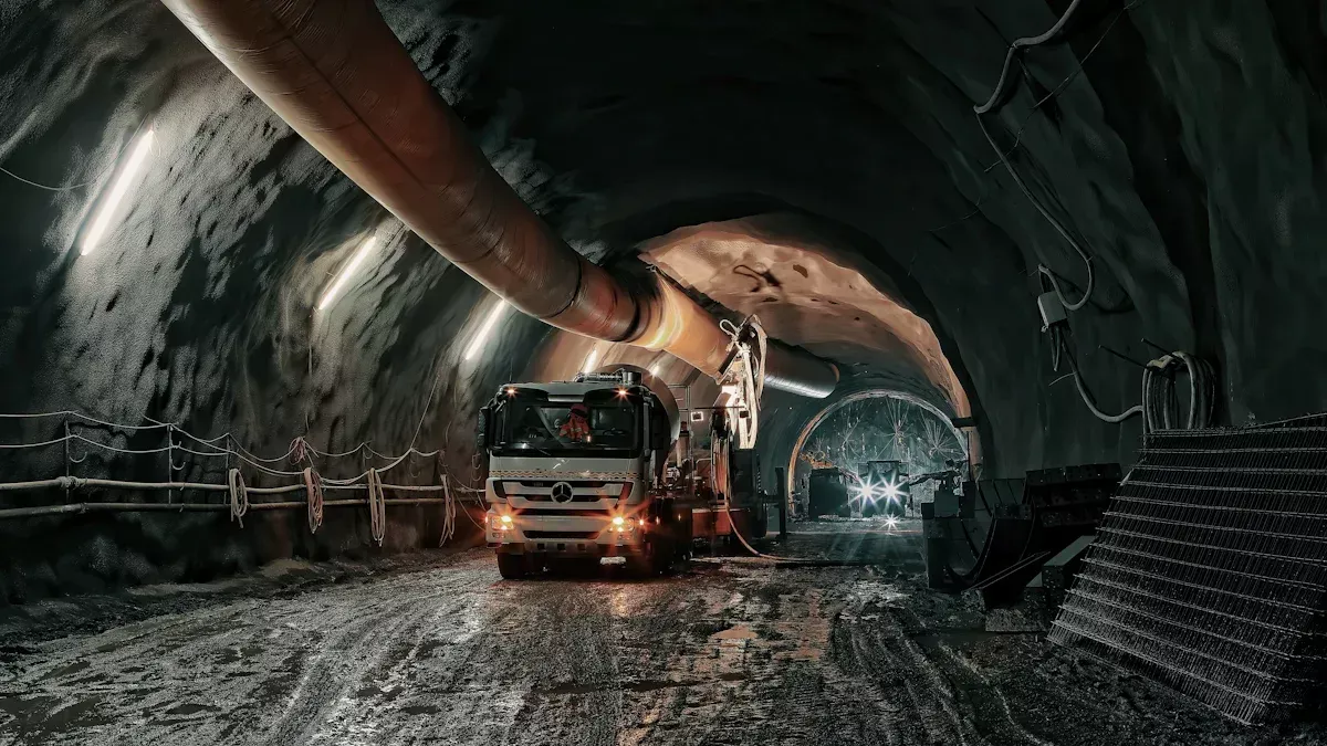 Underground loader power adaptability under different mining processes