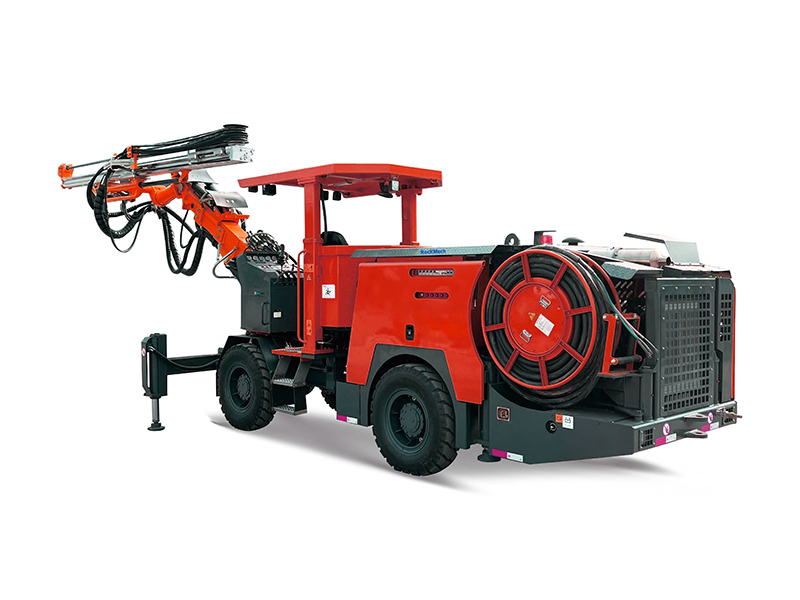 Mobile Hydraulic drilling rig for underground mining Single boom