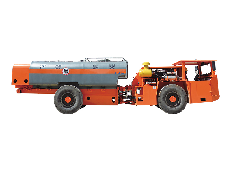 Underground Mining Tanker Truck Utility Vehicle Large Oil Tank